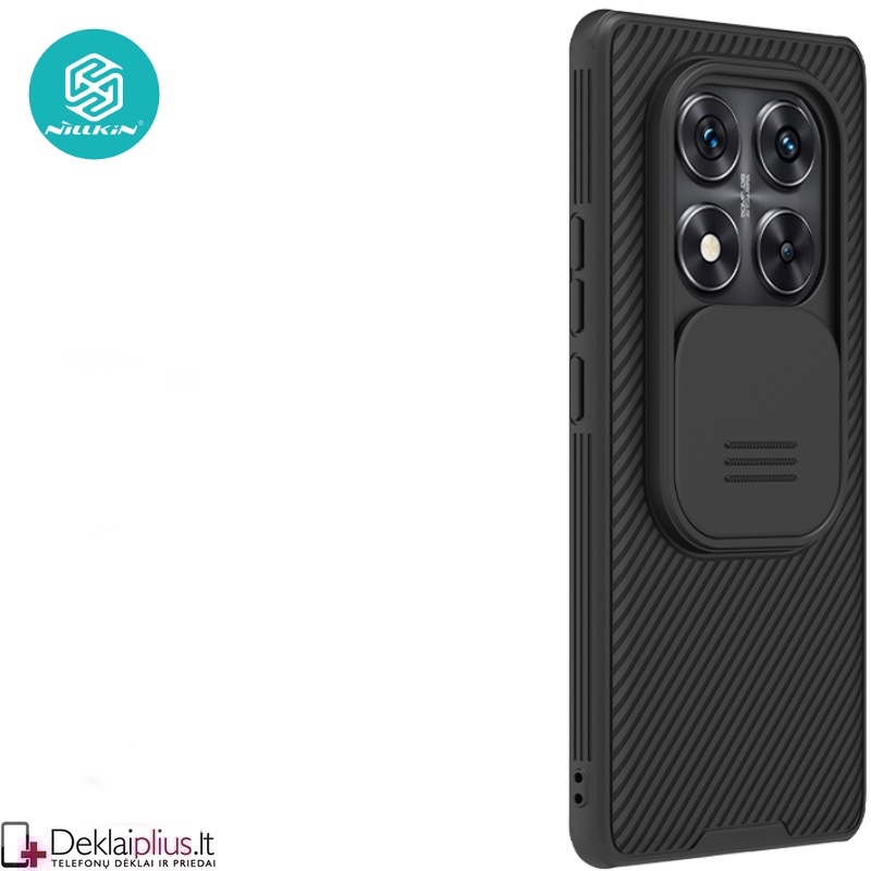 Nillkin Camshield dėklas su kameros apsauga - juodas (Xiaomi Redmi Note 14 Pro 5G/Poco X7 5G) Nillkin Camshield dėklas su kameros apsauga - juodas (Xiaomi Redmi Note 14 Pro 5G/Poco X7 5G)